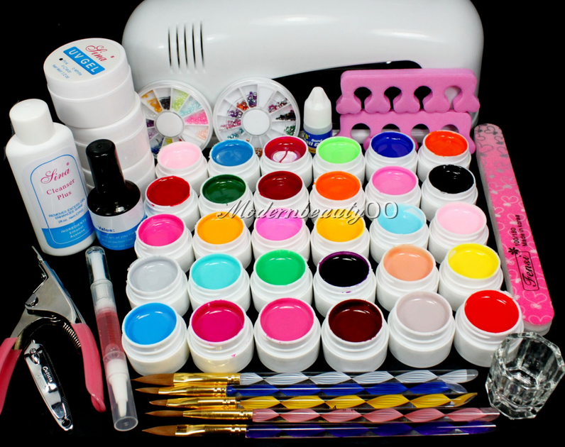 Nail Of A Tale Sina Tina Lina Gina Uv Gel Nails Full Kit From Ebay Heres The Screenshot Of Listing