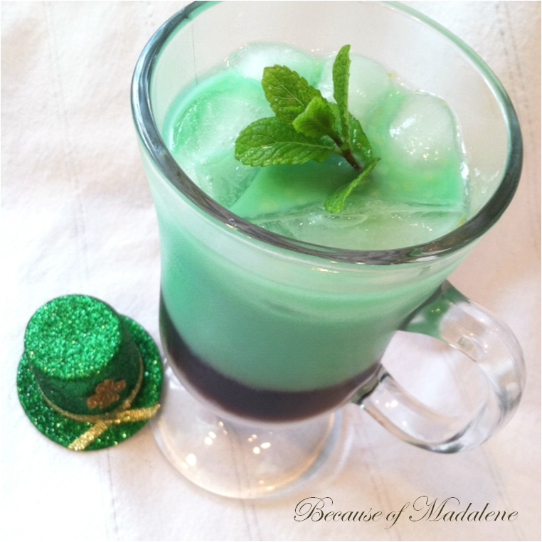 Because of Madalene Minty Green Russian