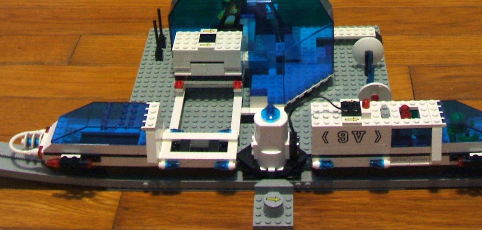 lego space train set