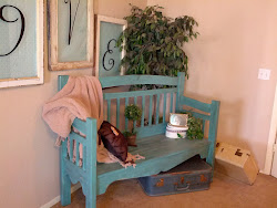 Sassy Teal Bench- sold