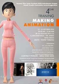 Pelatihan Membuat Animasi 3D Gratis