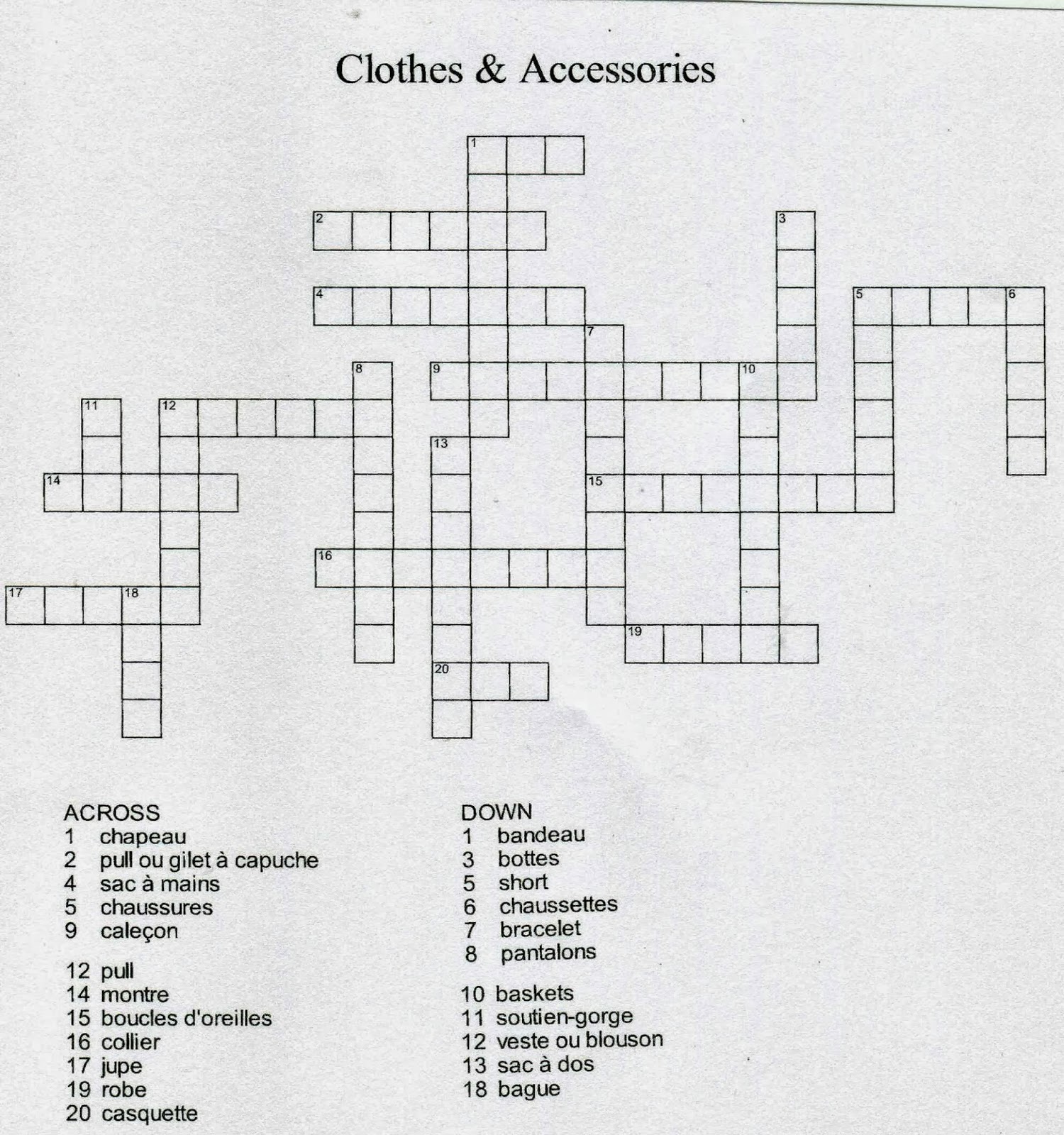 cadenas et clé en anglais le blog d anglais 5 232 mes vocabulaire clothes accessories cadenas et clé en anglais le blog d anglais 5 232 mes vocabulaire clothes accessories