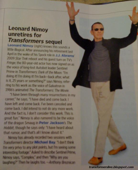 voice of Sentinel Prime in sentinel prime transformers 3 trailer. voice of Sentinel Prime in