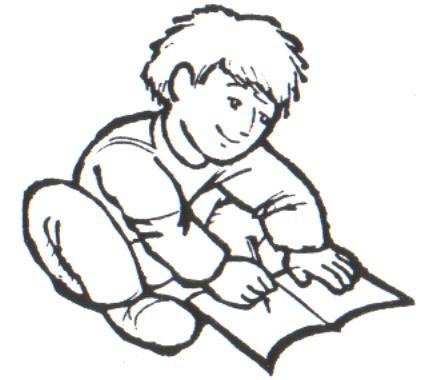 Niño haciendo su tarea, escribiendo en su cuaderno - Portal Escuela Niño haciendo su tarea, escribiendo en su cuaderno - Portal Escuela