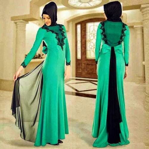 Hijab Style Robe Soiree Femme Voilee 2015 La Musulmane