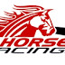 Red Horse Racing Signs with Joe Gibbs Racing Engine Program