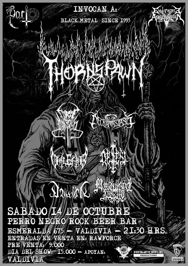 Thornspawn(US) En Valdivia 14 Octubre 2017