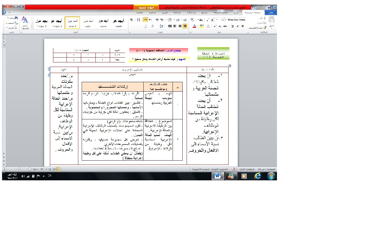 التعبير عن التفصيلات الرئيسة للموضوع يكون بعناوين جانبية.