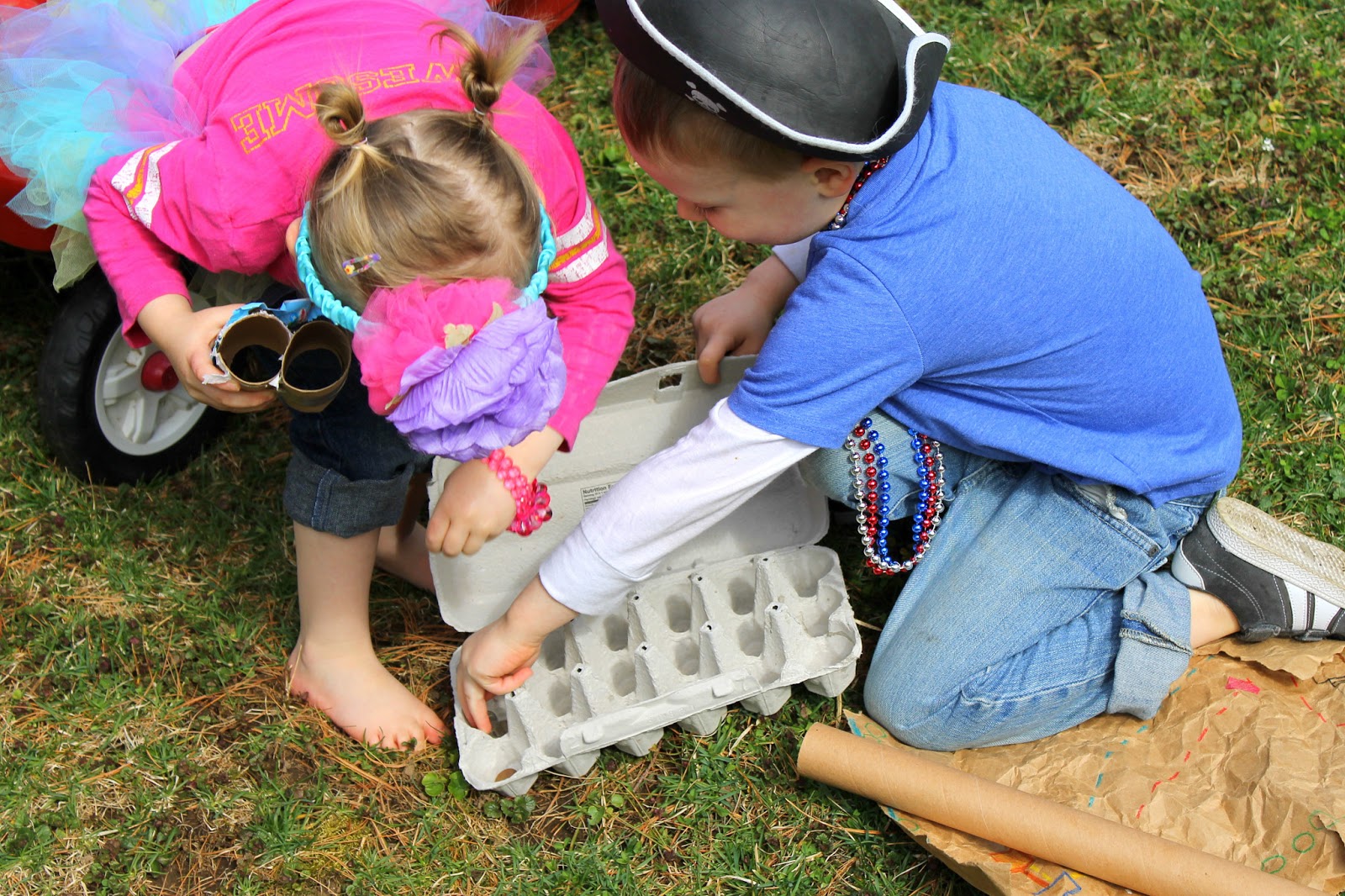 a little of this...: Backyard Treasure Hunt