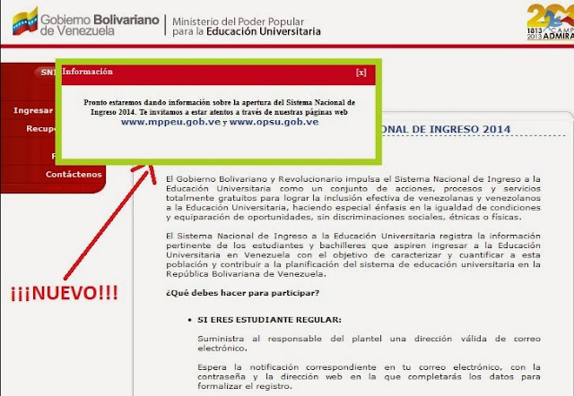 Información actualizada, deben esperar. Información actualizada, deben esperar.