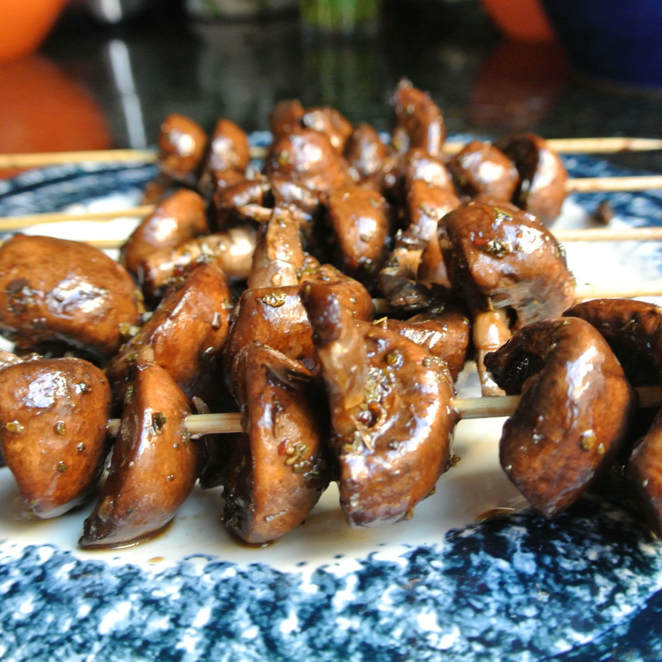 Mom, What's For Dinner? Mushroom Skewers