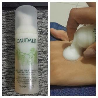 caudalie foam mousse nettoyante caudalie foam mousse nettoyante