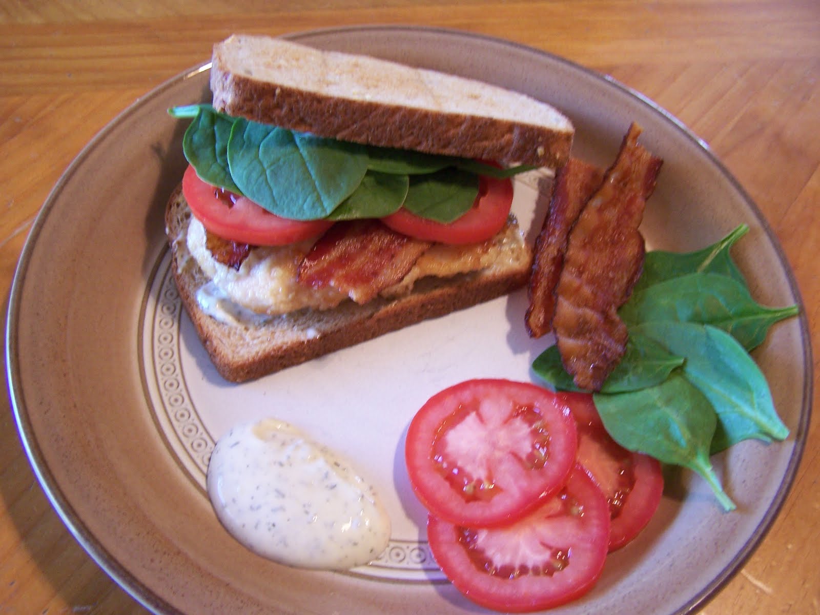 Mommy's Menu Chicken Club Sandwiches with Lemon Dill Mayo