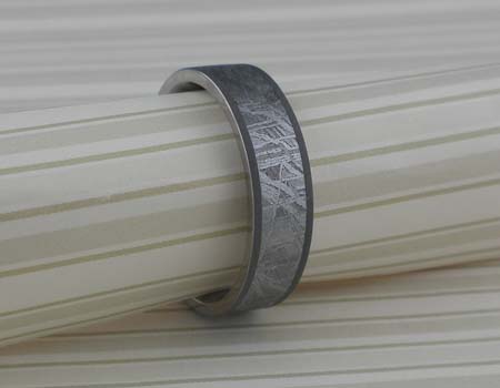 Meteorite Wedding Rings