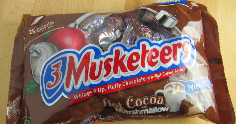 Review Hot Cocoa with Marshmallow Three Musketeers Minis Brand Eating