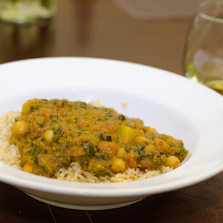 Spinach, Potato and Chickpea Curry Spinach, Potato and Chickpea Curry