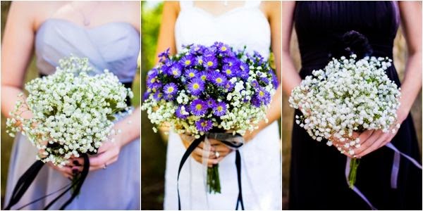 aster wedding bouquet