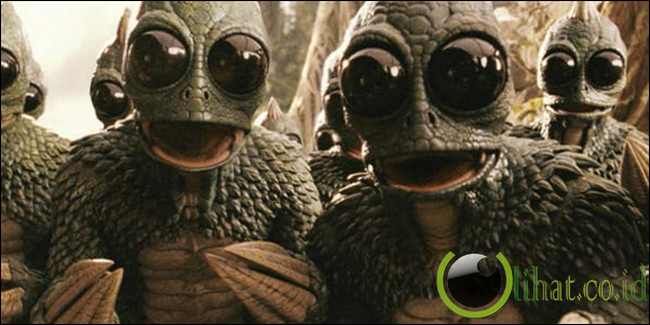 Alien Berbentuk Manusia Kadal Alien Berbentuk Manusia Kadal