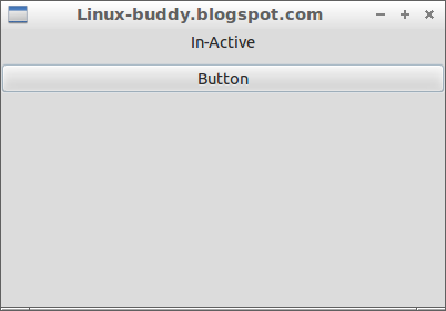 GTK+ example: Button GTK+ example: Button
