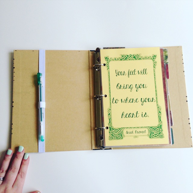 floating fox diy mini binder planner tutorial avery small binder