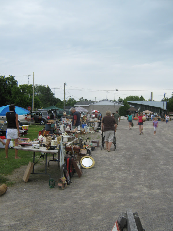 White Weathered Hutch Lakefield Flea Market