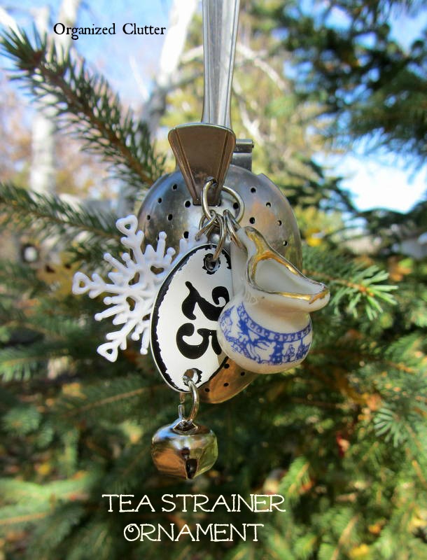 Repurposed Tea Strainer Christmas Tree Ornaments Organized Clutter