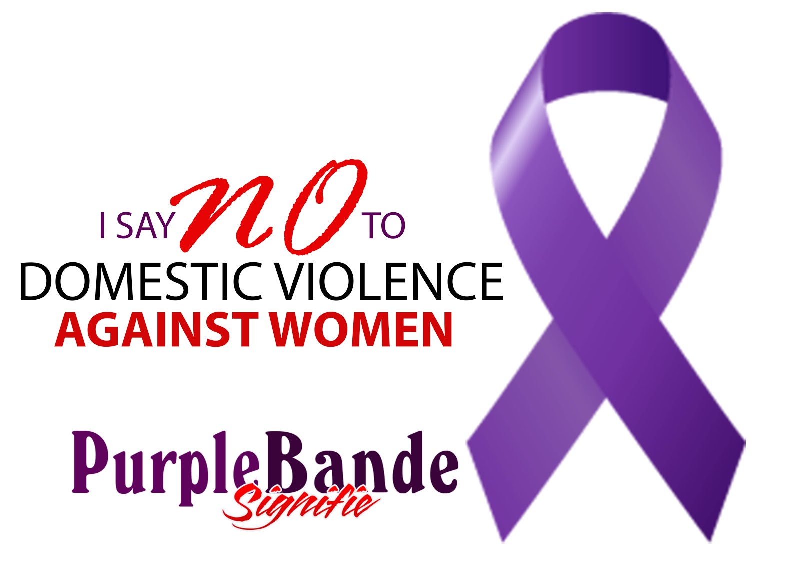 say "NO" to Domestic Violence