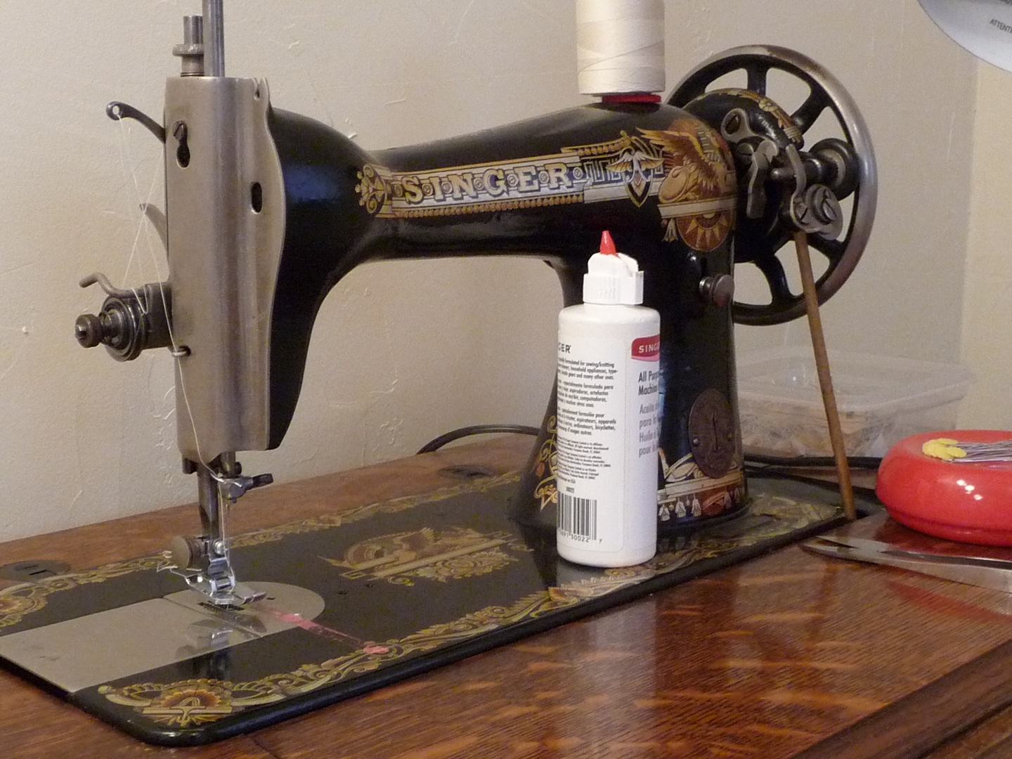 Quilting on the Crescent Tips for Happy Treadling