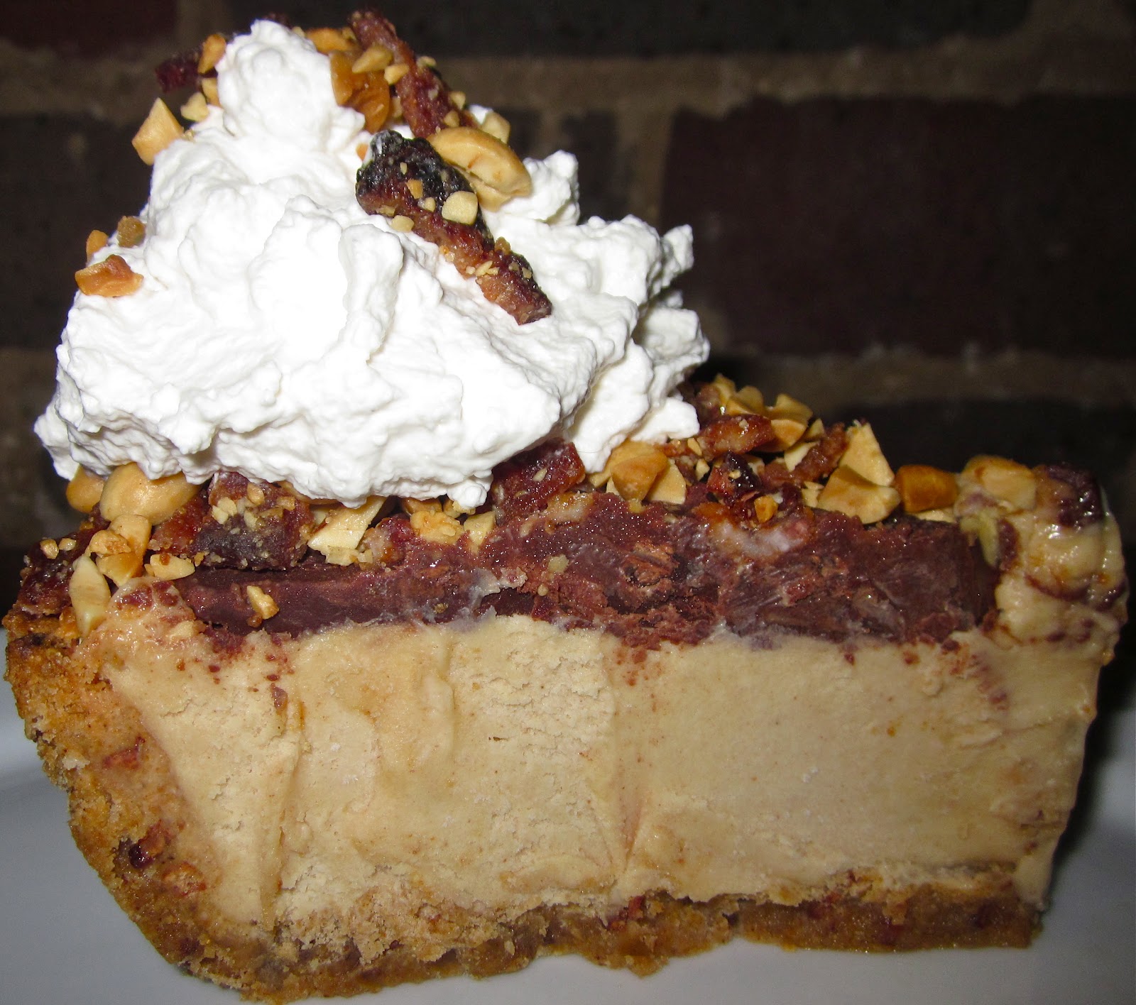 Haute + Heirloom Retro ChocolateBaconPeanut Butter Pie with Bacon