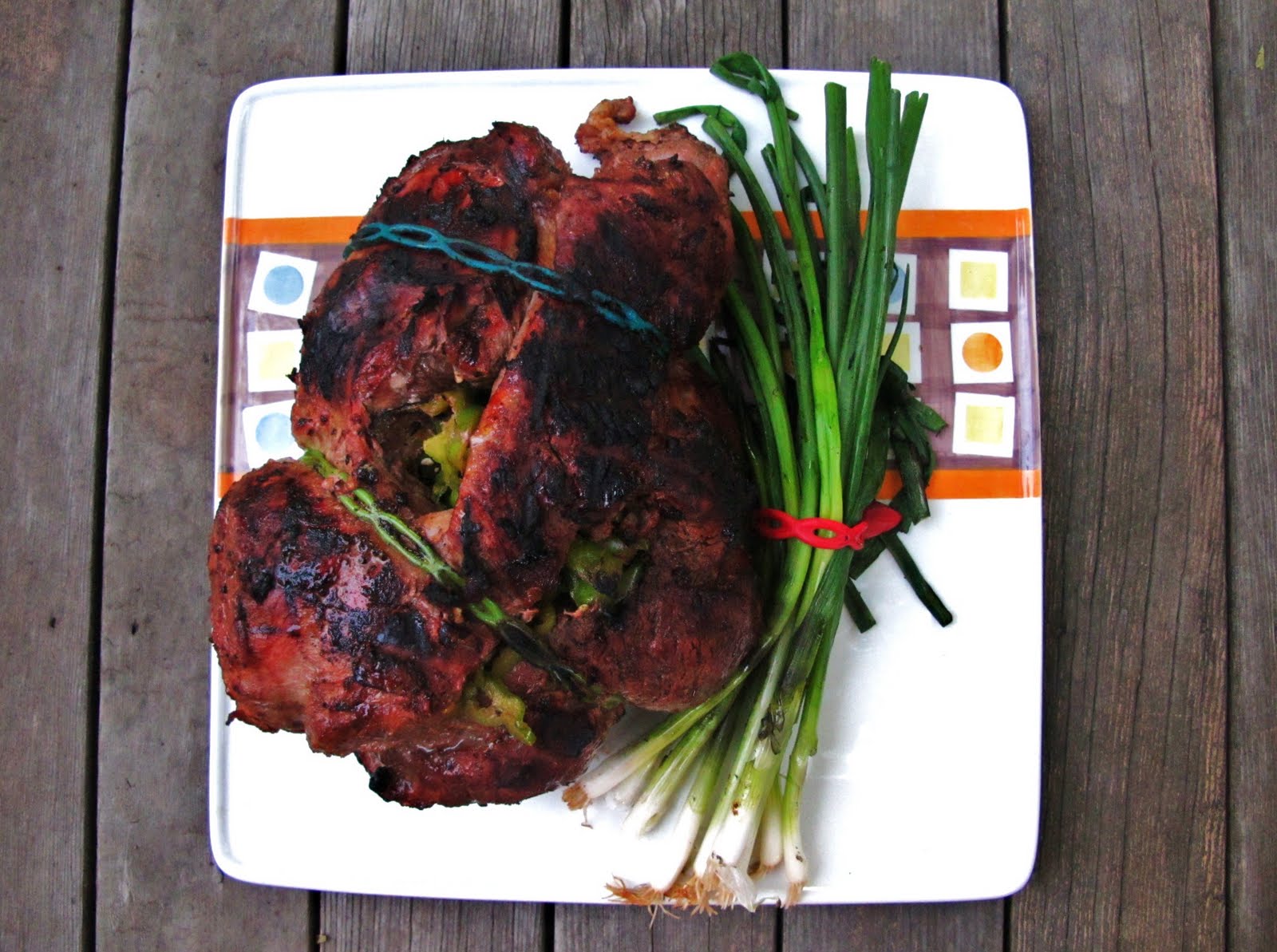 The Small Boston Kitchen Charcoal Grilled Butterflied Leg of Lamb