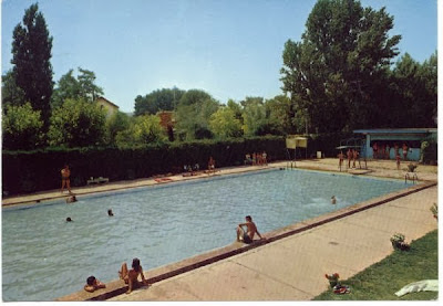 piscinas de Binéfar. Año 1970