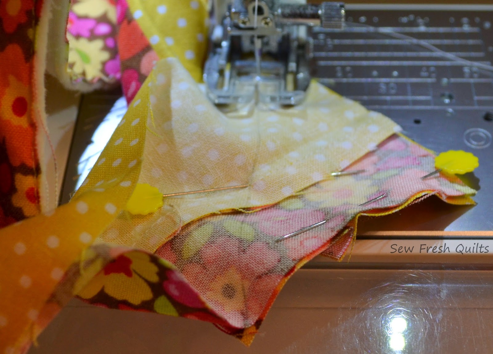 Sew Fresh Quilts Flanged Binding Tutorial