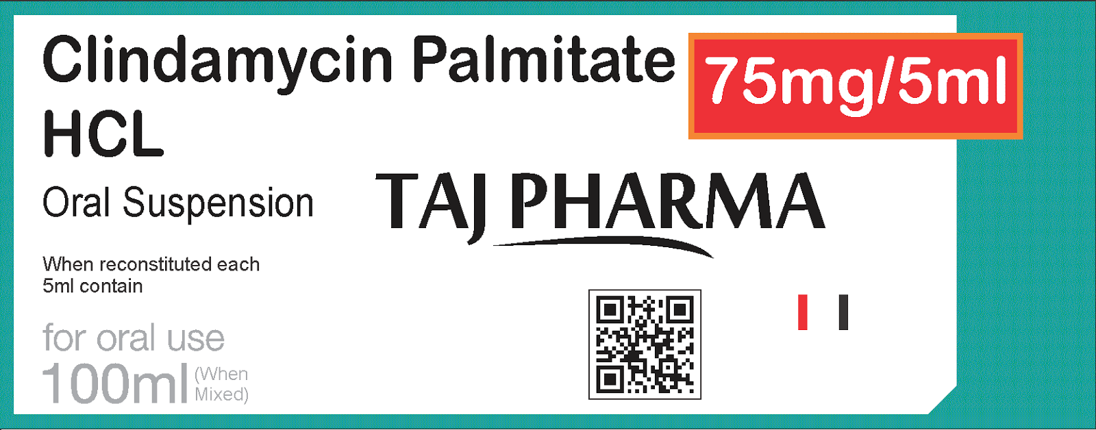Clindamycin 75 mg/5 mL oral solution CLINDAMYCIN Oral Clindamycin
