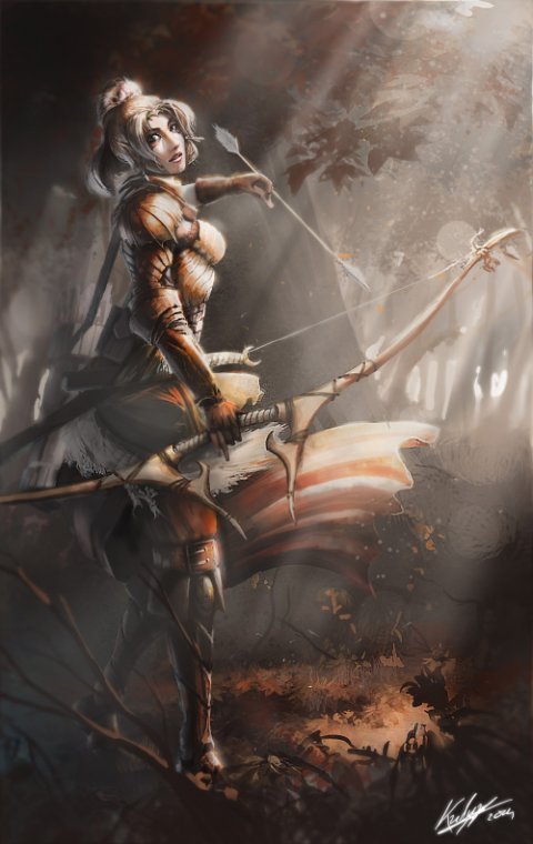 As ilustrações de fantasia de Thibault Girard Thibault Girard kailyze deviantart ilustrações fantasia