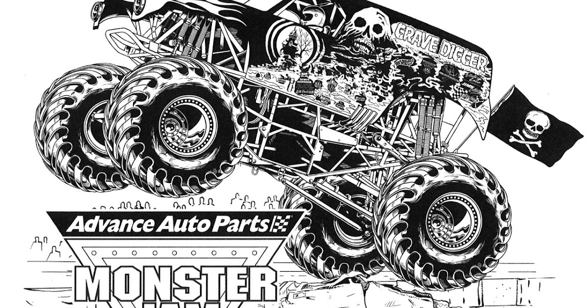 Counting Down to #MonsterJamCLE @TheQArena with #MonsterJam Coloring