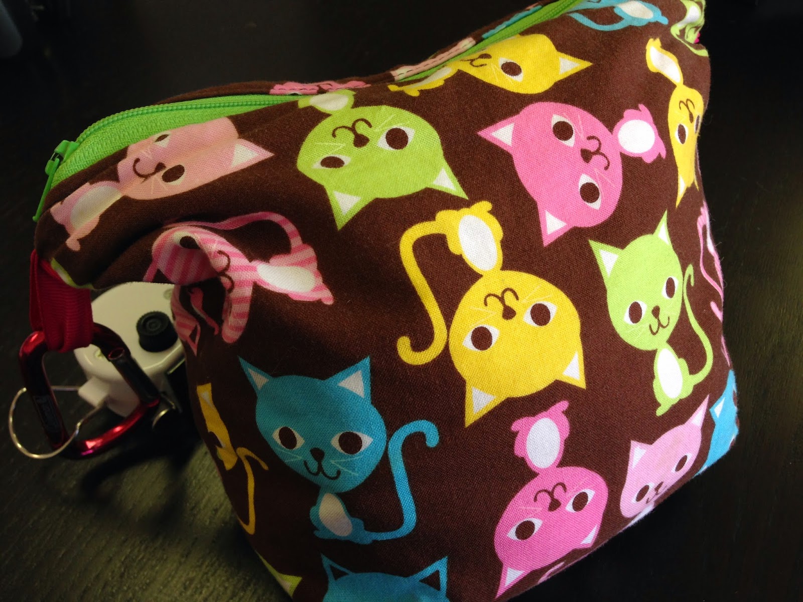 Crazy Craft Work-in-Progress Bag wip bag, work in progress, yes those slippers are done