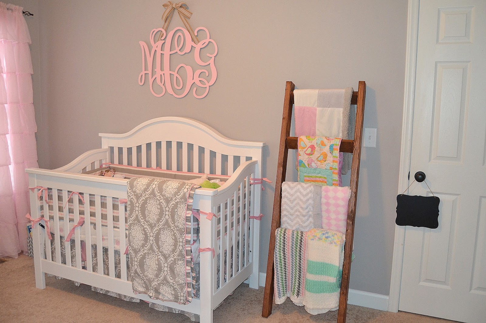 The Sweetest Nest DIY blanket ladder + nursery peek
