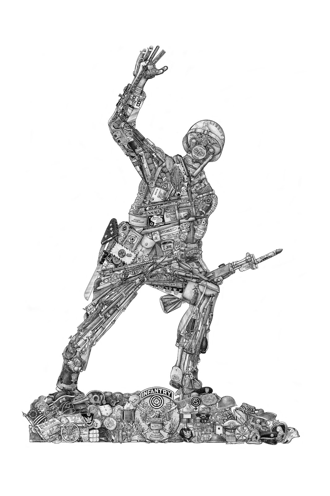 Army Memorial Drawings