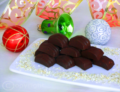 Cioccolatini con crusca d'avena