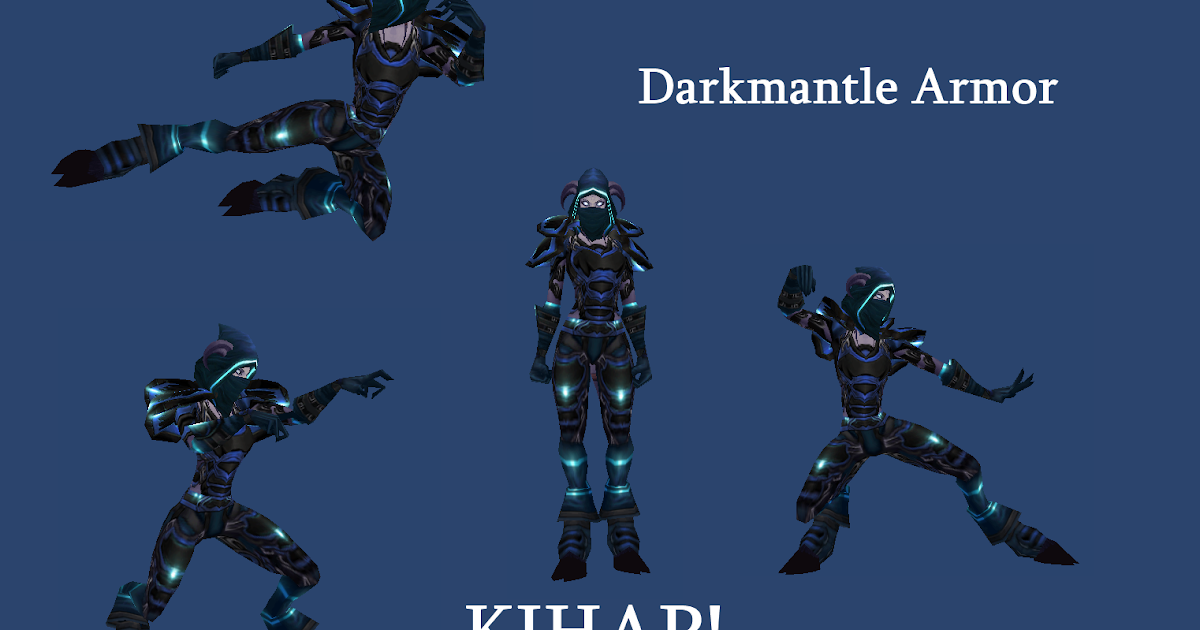World of Lae Monk Transmog Darkmantle Armor