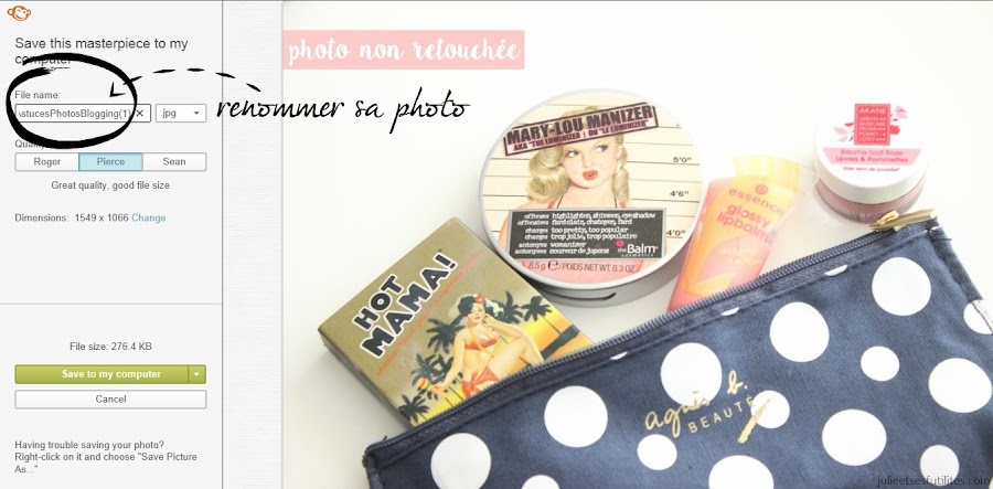 L'Instant Geek #5 | Les photos ! (retouches, dimensions et référencement) - julieetsesfutilites.com L'Instant Geek #5 | Les photos ! (retouches, dimensions et référencement) - julieetsesfutilites.com