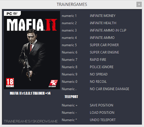Mafia 2 Trainer Pc