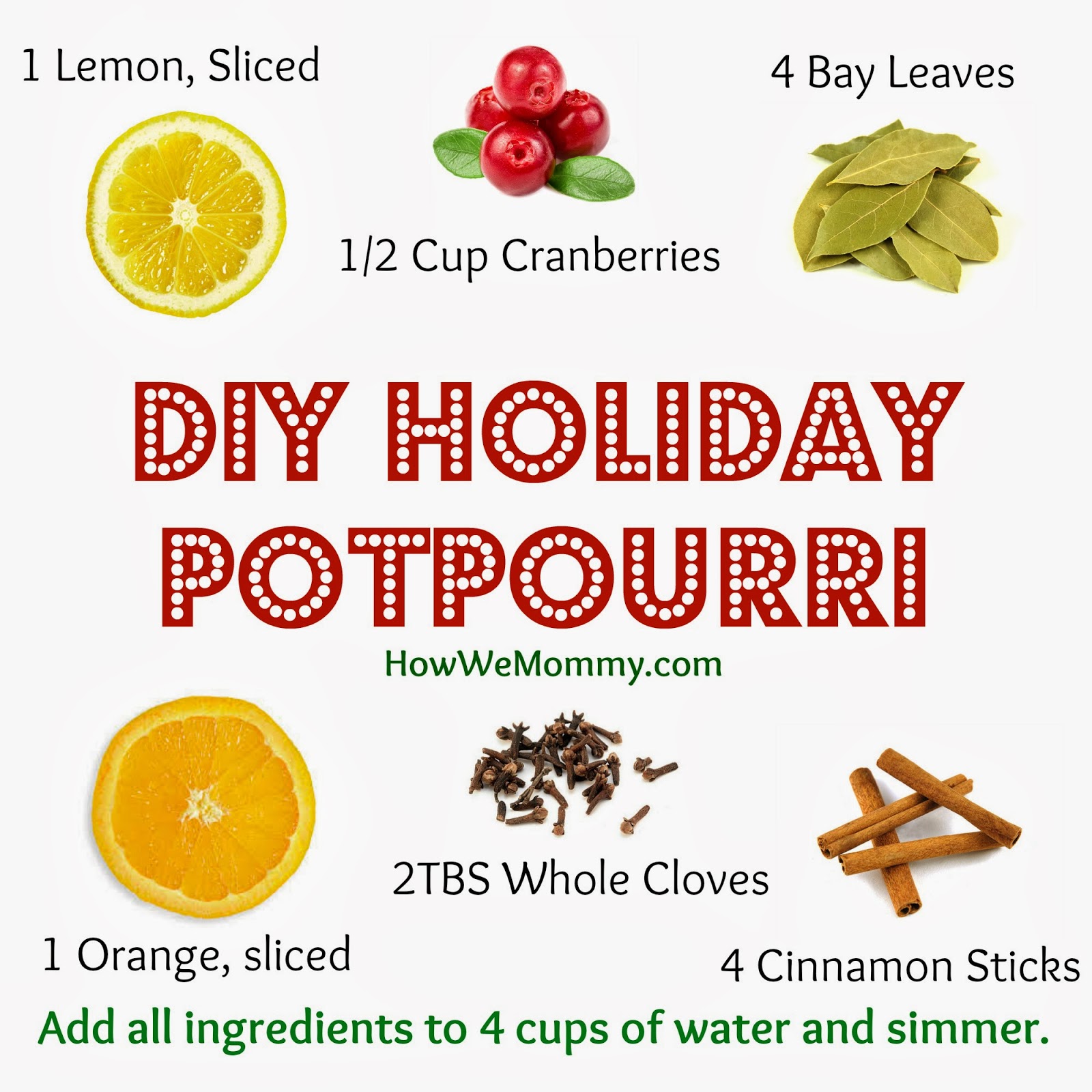 This is how we Mommy DIY Holiday Potpourri