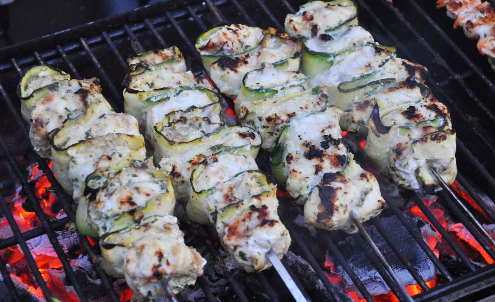 Fire and Food Monkfish Kebabs