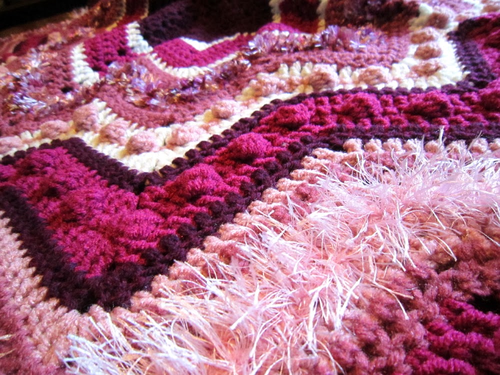 Magical Crafts Victorian Pinks Christmas Tree Skirt