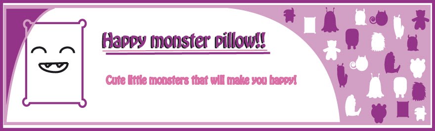 Happy Monster Pillow!