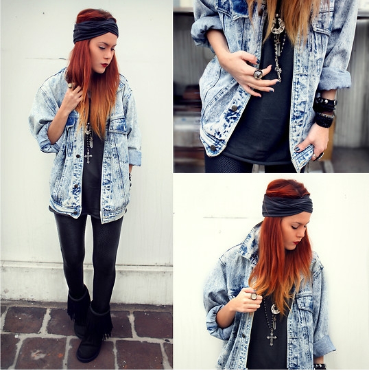 jaqueta jeans desbotada