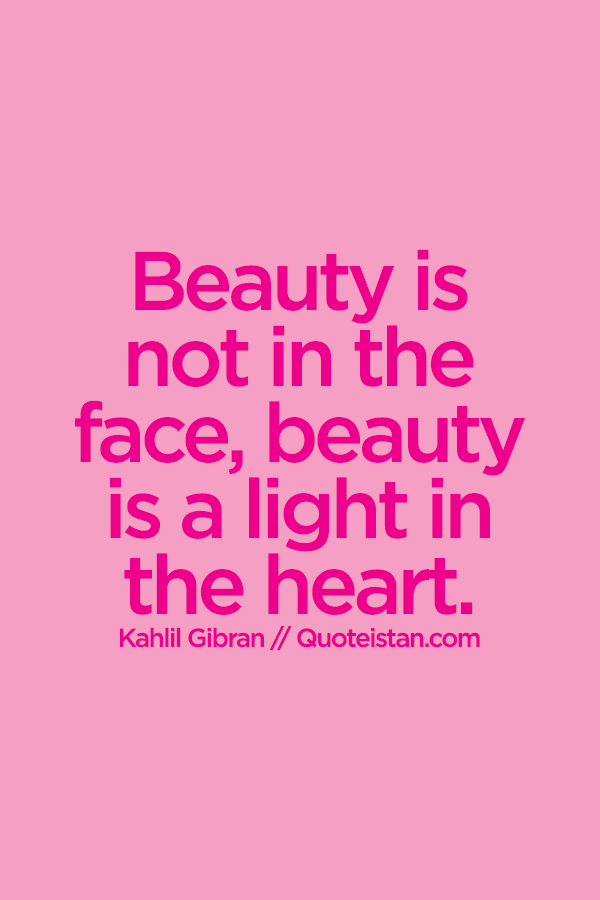 beauty is not important in love quotes