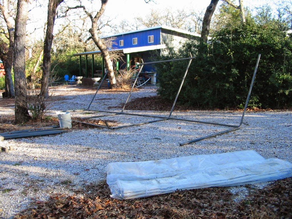 Turtle Ranch Tales Putting Up The Temporary Carport