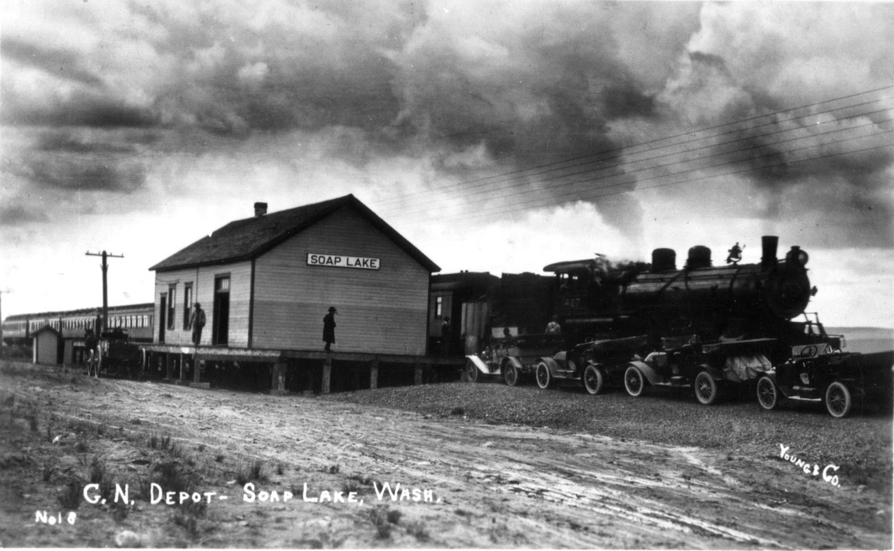 Big Bend Railroad History Pre1911 Soap Lake Depot